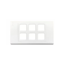 Round hole face, curved edge, 6 hole face LiOA S18AT6X