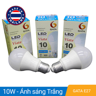 Bóng đèn LED 10W đuôi E27 Gata TL01-10D ánh sáng trắng