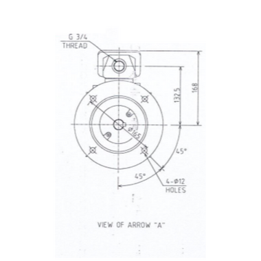 Mô tơ điện 3 pha 2 cực 2.2kW Toshiba Y222ODMH7JS