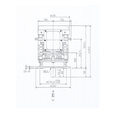 Mô tơ điện 3 pha 6 cực 3kW Toshiba 0036ODMH7JS