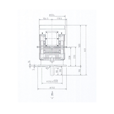 Mô tơ điện 3 pha 6 cực 7.5kW Toshiba Y756ODMH7JS