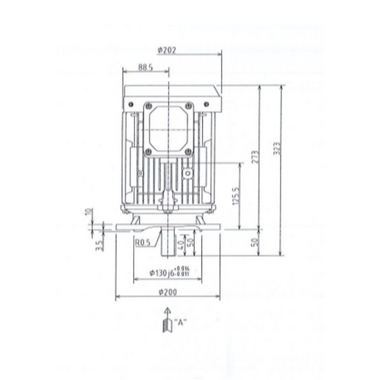 Mô tơ điện 3 pha 4 cực 1.5kW Toshiba Y154ODMH7JS