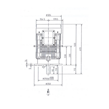 Mô tơ điện 3 pha 4 cực 15kW Toshiba 0154ODMH7JS