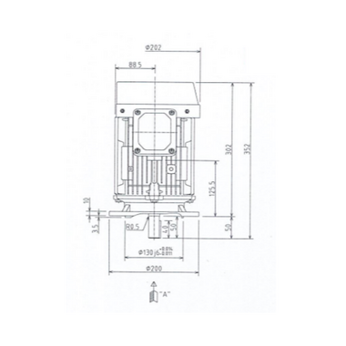 Mô tơ điện 3 pha 2 cực 1.5kW Toshiba Y152ODMH7JS