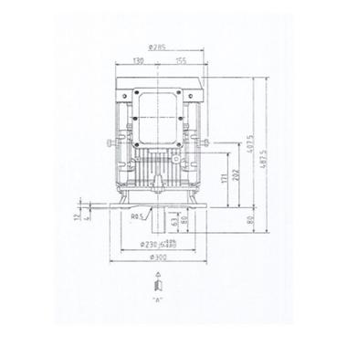 Mô tơ điện 3 pha 6 cực 4kW Toshiba 0046ODMH7JS