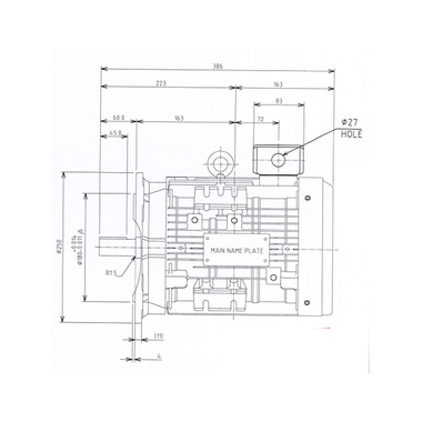 Mô tơ điện 3 pha 2 cực 4kW Toshiba Y402FTMH7JS