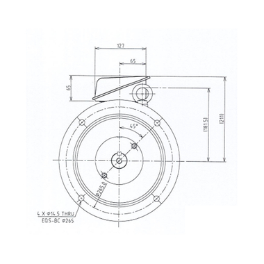 Mô tơ điện 3 pha 4 cực 2.2kW Toshiba Y224SDMH7JS