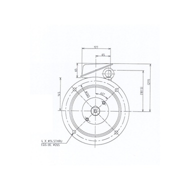 Mô tơ điện 3 pha 2 cực 5.5kW Toshiba Y552SDMH7JS