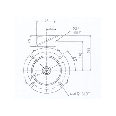 Mô tơ điện 3 pha 6 cực 0.75kW Toshiba X756FTMH7JS