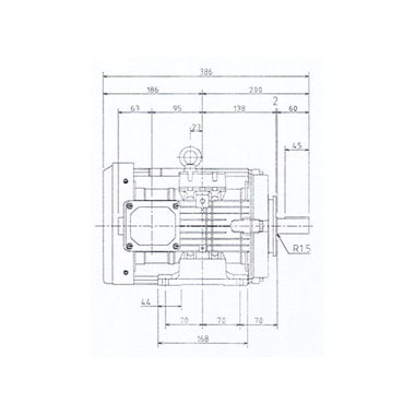 Mô tơ điện 3 pha 2 cực 3.7kW Toshiba Y372ODMH7FS