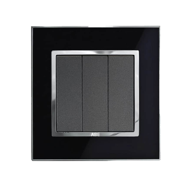 Công tắc ba 2 chiều ABE MIRROR M1D-32C màu đen