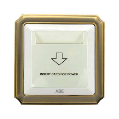 Công tắc thẻ từ ABE BRONZE B1T-T30A màu trắng