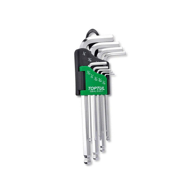 Bộ lục giác đầu bi 9 món TOPTUL GBAL0901