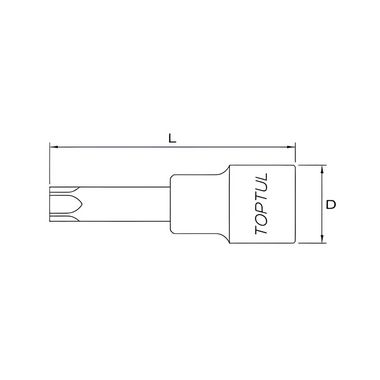 Vít lục giác 1/2inch Toptul BCDA1614