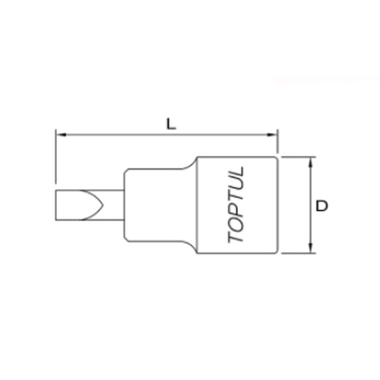 Vít dẹt 3/8inch Toptul BCCA1208