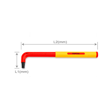 Cần xiết đầu sao chữ L VDE Toptul AIAE1013V4