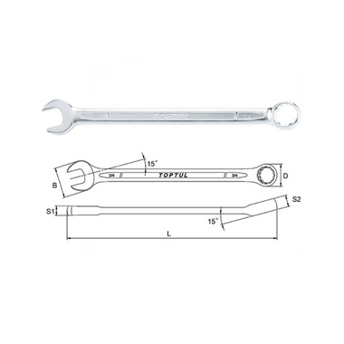 Cờ lê vòng miệng Toptul ACEA3434