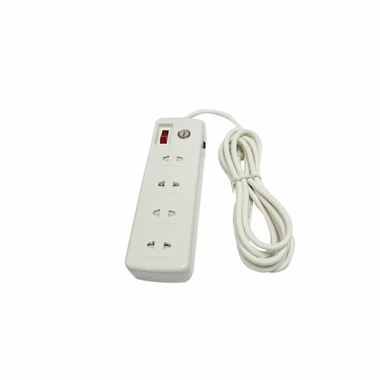 Ổ cắm điện 4 ổ cắm dây 2.5m có nắp che an toàn 3300w LiOA 4SS2.5-2