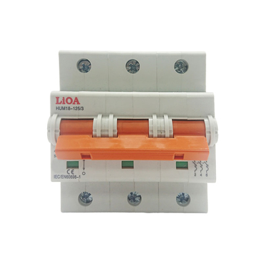 Aptomat loại 3 cực dòng điện 100A LiOA MCB3100/6