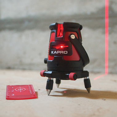 Bộ thiết bị cân mực laser KAPRO 875S SET màu đỏ kèm giá đỡ