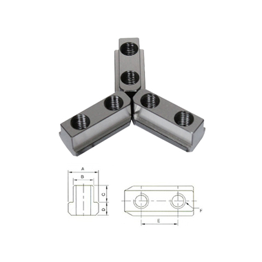 T-nut for Vertex B-212T Hydraulic Chuck