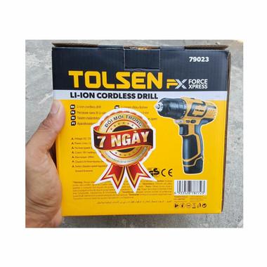 Máy khoan pin 12V X-tip Tolsen 79023