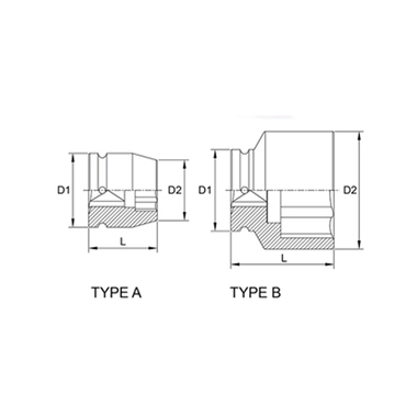 Tuýp mở bu lông 1-1/2inch Toptul KABA4875