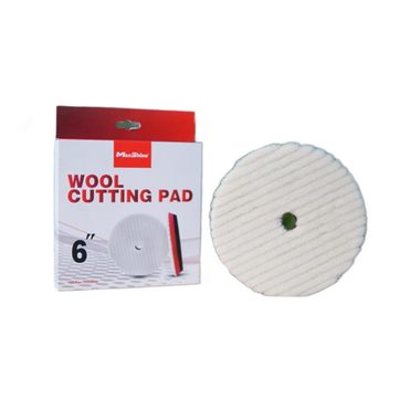Phớt lông cừu xoắn 3D Wool Cutting Pad MaxShine 6 inch.