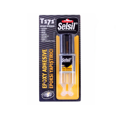 Keo Epoxy dán kim loại 24ml Selsil T171 màu xám