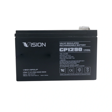 12VDC/9Ah Vision CP1290 Battery