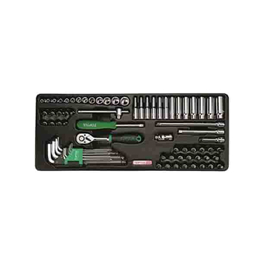 Bộ tuýp 1/4inch Toptul GCAT7202 (72 chi tiết)