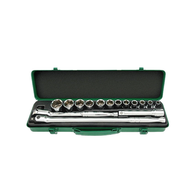 Bộ đầu tuýp lục giác 1/2inch Toptul GCAD1510 (15 chi tiết)