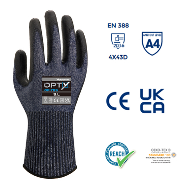 Găng tay chống cắt phủ PU Wonder Grip OP787 - Size XL