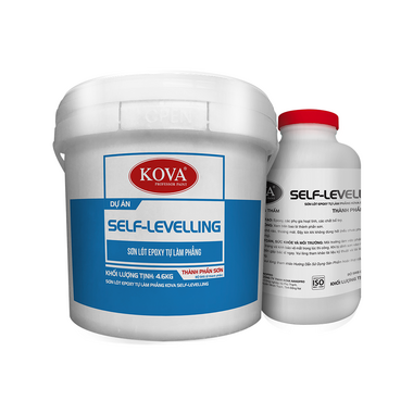 Sơn lót Epoxy tự làm phẳng Kova Self- levelling - 5KG - MÀU TRUNG