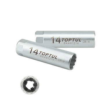 Tuýp mở bugi có lò xo 3/8inch Toptul BAAX1214