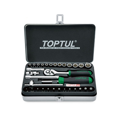 Bộ cần xiết tự động 1/4inch Toptul GCAD3204 (32 chi tiết)
