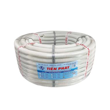 Ống luồn đàn hồi phi 20mm Tiến Phát RG20/1 màu trắng