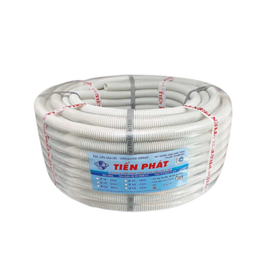 Ống luồn đàn hồi phi 32mm Tiến Phát RG32/1 màu trắng