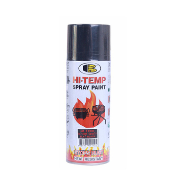 Sơn xịt chịu nhiệt Hi-Temp 1200ºF 400cc BOSNY B1 (Màu đen mờ)