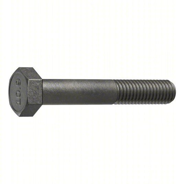 Standard Hex Head Cap Screws Metric M6x1x65mm Class 10.9 Steel Black Oxide Partially Threaded