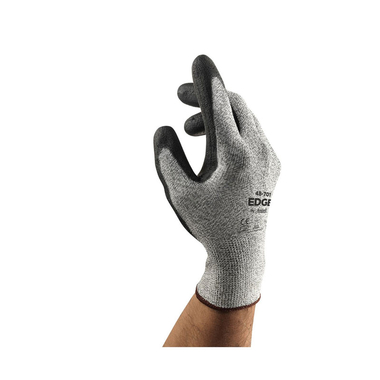 Găng tay chống cắt cấp độ 3 dệt kim màu xám Ansell Edge 48-701