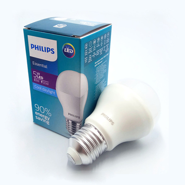Bóng đèn LED bulb Essential G4 5W Philips ESS 5W E27 A60 APR