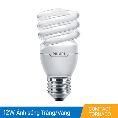 Bóng đèn LED Compact Tornado 12W ánh sáng trắng Philips Tornado 12W E27