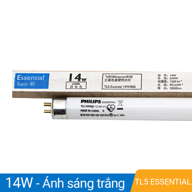 Bóng đèn tuýp huỳnh quang T5 14W Philips TL5 Essential 14W