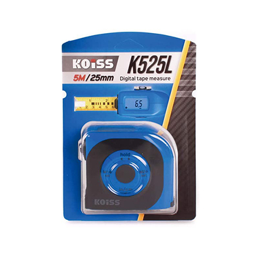 Thước cuộn đo điện tử 5m/25mm Koiss K525L có đèn nền