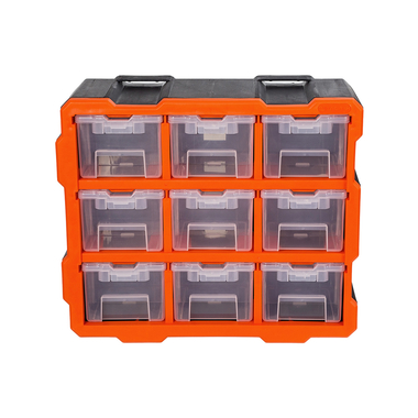Tủ nhựa ngăn kéo đựng linh kiện Tactix 320674 9 hộp đựng