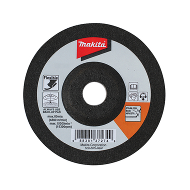 Grinding stone 4 inch (100x3x16 mm) AC80, 1G black MAKITA B-18269