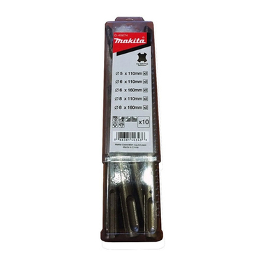 Mũi khoan bê tông SDS-Plus MAKITA D-40674 10cái/bộ