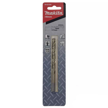 Mũi khoan kim loại HSS-TiN 8mm MAKITA D-43169 1cái
