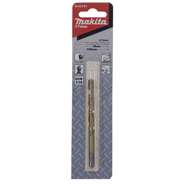 Mũi khoan kim loại HSS-TiN 7mm MAKITA D-43147 1cái